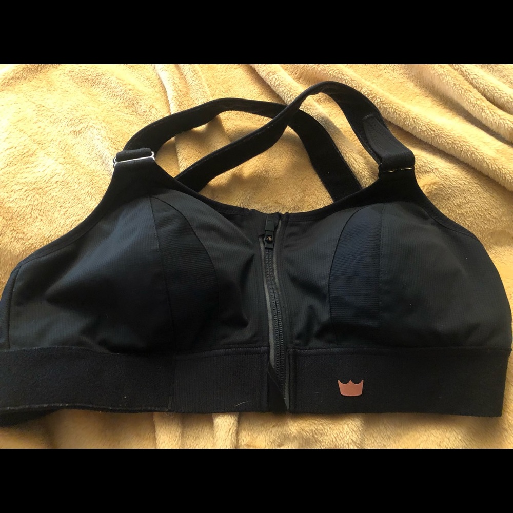 Black SHEFIT Sports Bra 36D